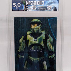 TOPPS HALO 2007 Flix-Pix Motion Card Master Chief #1 OF 5 VERY RARE HGA GRADED